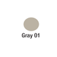 #8 x 1-3/4" Composite Fascia Screws, 316 Stainless Steel - Gray 01, Pkg 75
