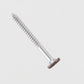 #8 x 1-3/4" Composite Fascia Screws, 316 Stainless Steel - Red 01, Pkg 75
