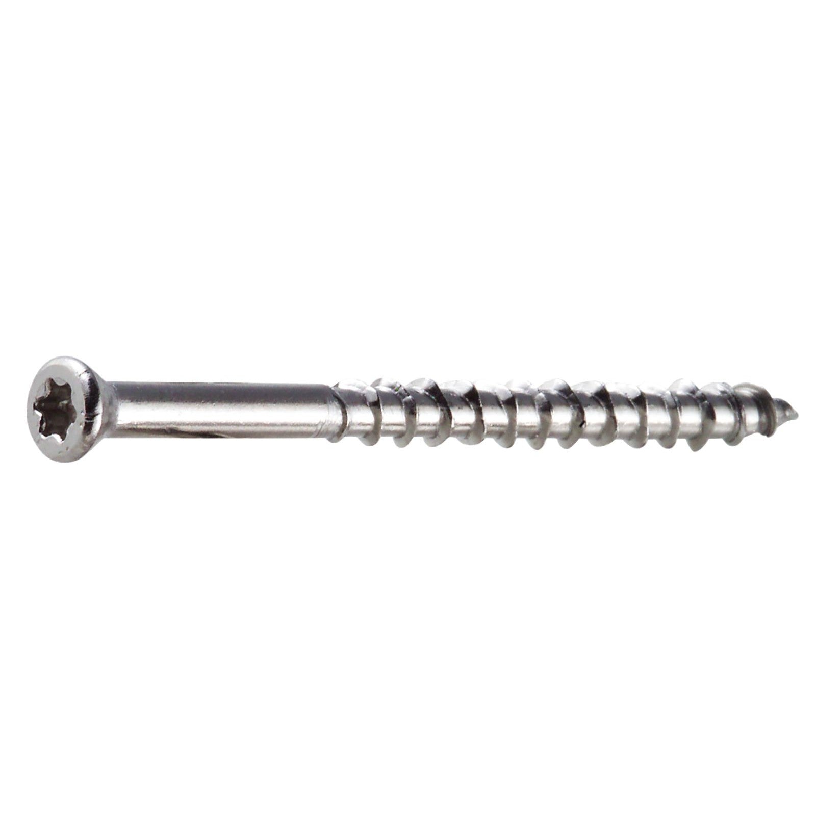#7 x 3 inch T15 DWP Trim Head Wood Screw 316 Stainless Steel 5 lb Pkg