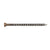 #7 x 3 inch T15 DWP Tan03 (Ipe) Trim Head Wood Screw 316 Stainless Steel Pkg 1750