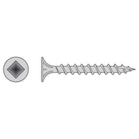 #8 x 114 inch Steel FiberCement Screw 316 Stainless Pkg 100