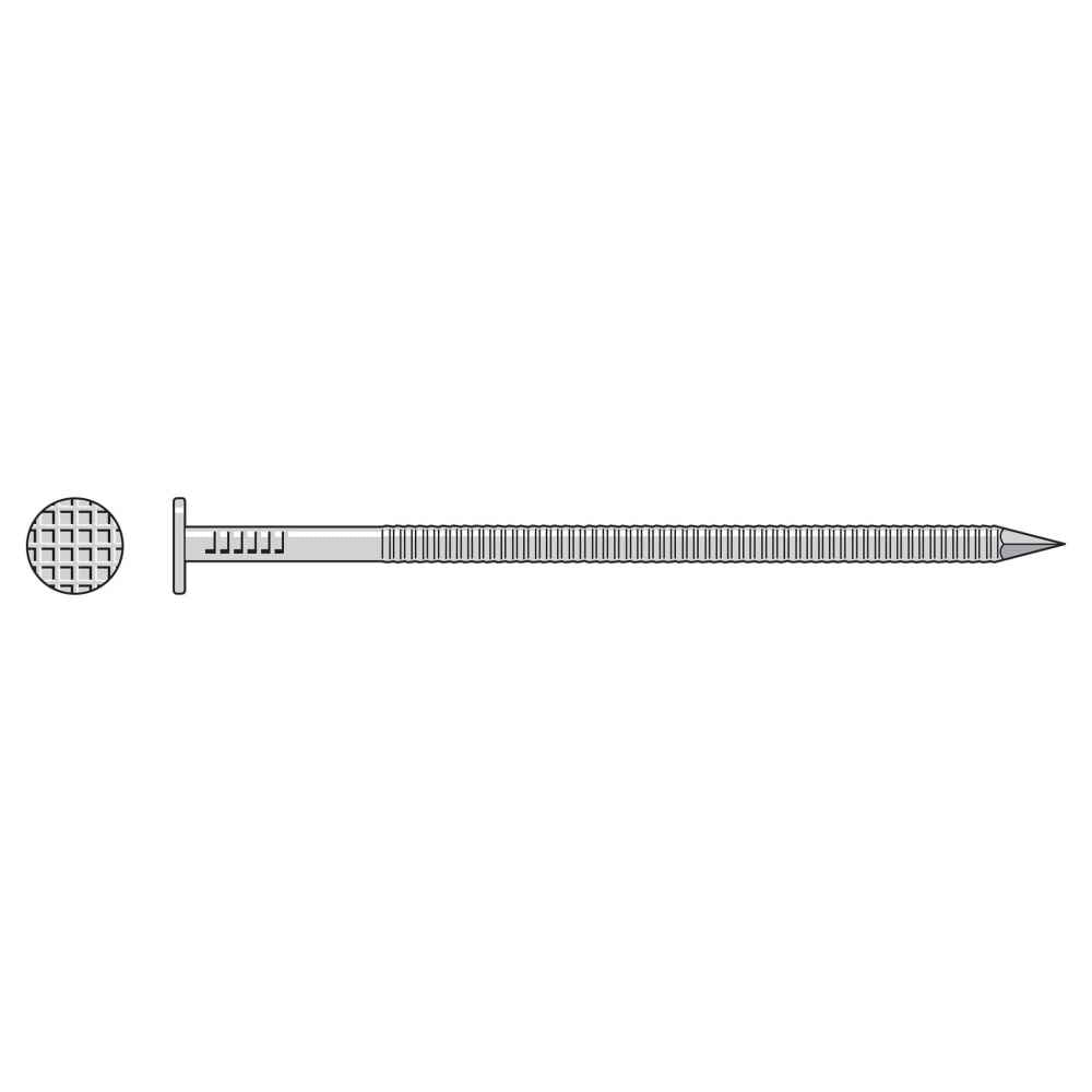 6d (2 inch) FiberCement Siding Nail 316 Stainless Steel 1 lb Pkg