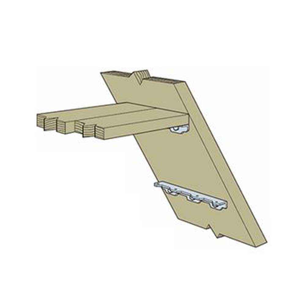 Simpson TA10ZKT Staircase Angle 2 Per Kit w Screws Zmax Finish image 3 of 4