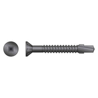 #12 x 1-3/4" TB Self-Drilling Wood-To-Steel Screw, Black Phosphate