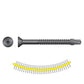 #12 x 238 inch Quik Drive TB SelfDrilling WoodToSteel Screw Black Phosphate Pkg 1000 image 1 of 2
