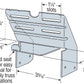 Simpson TC24 Scissor Truss Connector Callout