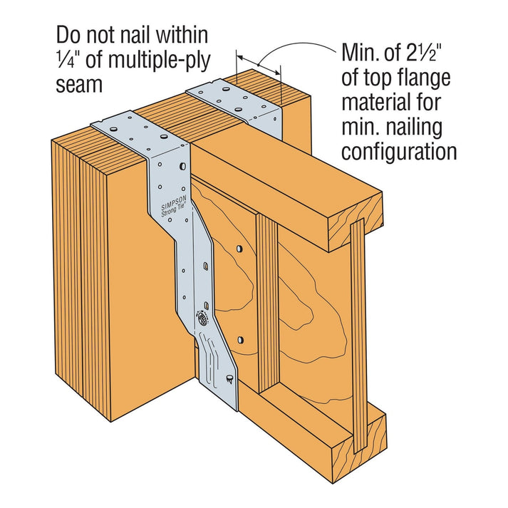 Simpson THAI-2 Adjustable I-Joist Truss Hanger - G90 Galvanized ...