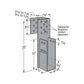 Simpson THGW3-3 Truss Hanger for Girders - Wraparound Design - Bolted, Gray Painted