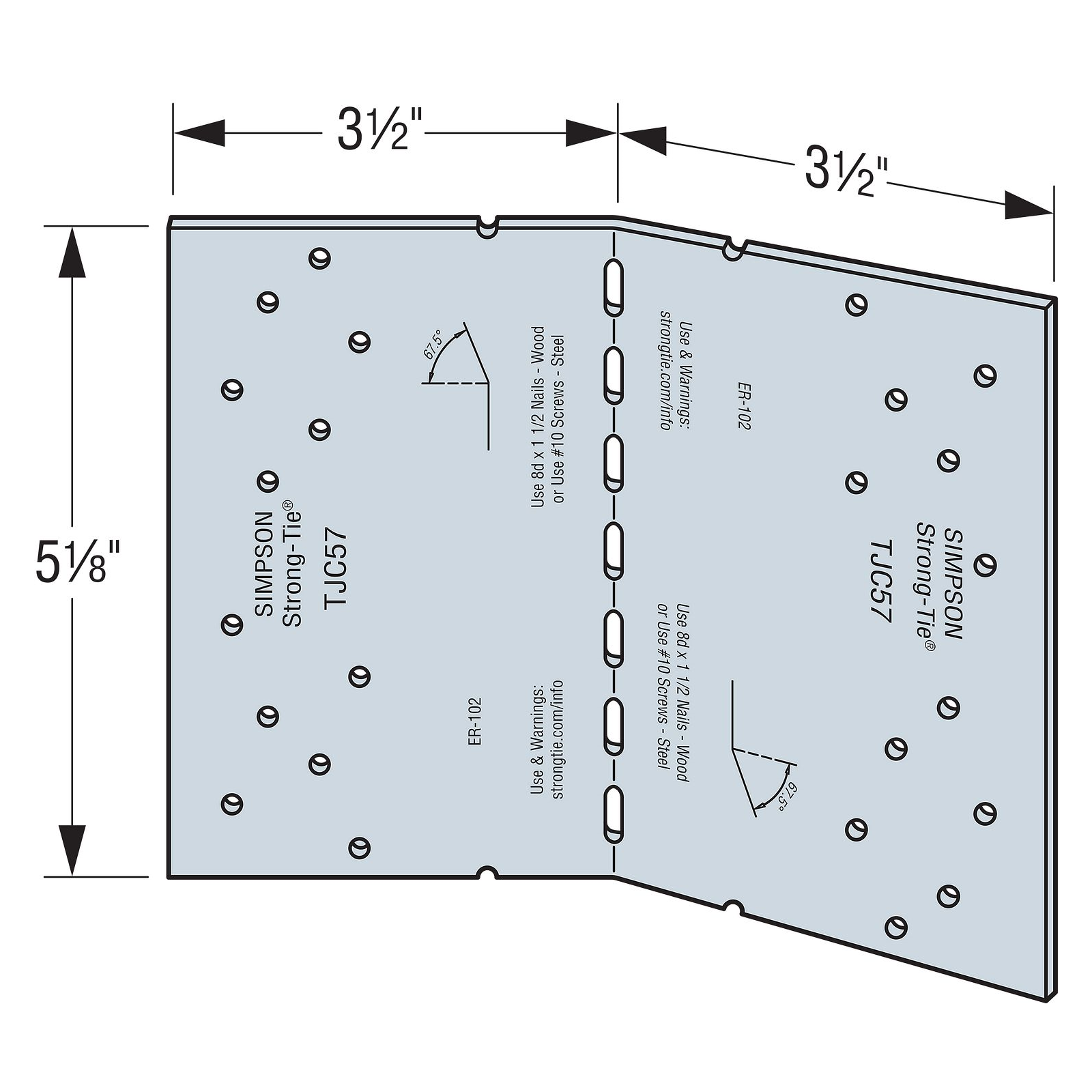 TJC57 Jack Truss Connector Illustration