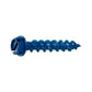 3/16" x 1-3/4" Strong-Tie Hex Head Titen Turbo Screw Anchor, Blue Zinc, Pkg 25