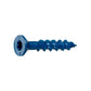 3/16" x 1-1/4" Strong-Tie Flat Head Titen Turbo Screw Anchor, Blue Zinc, Pkg 75