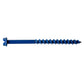 3/16" x 2-3/4" Strong-Tie Hex Head Titen Turbo Screw Anchor, Blue Zinc, Pkg 25