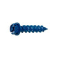 1/4"-1-1/4" Strong-Tie Hex Head Titen Turbo Screw Anchor, Blue Zinc, Pkg 8