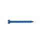 1/4"-2-1/4" Strong-Tie Hex Head Titen Turbo Screw Anchor, Blue Zinc, Pkg 25