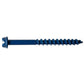 1/4"-2-3/4" Strong-Tie Hex Head Titen Turbo Screw Anchor, Blue Zinc, Pkg 100