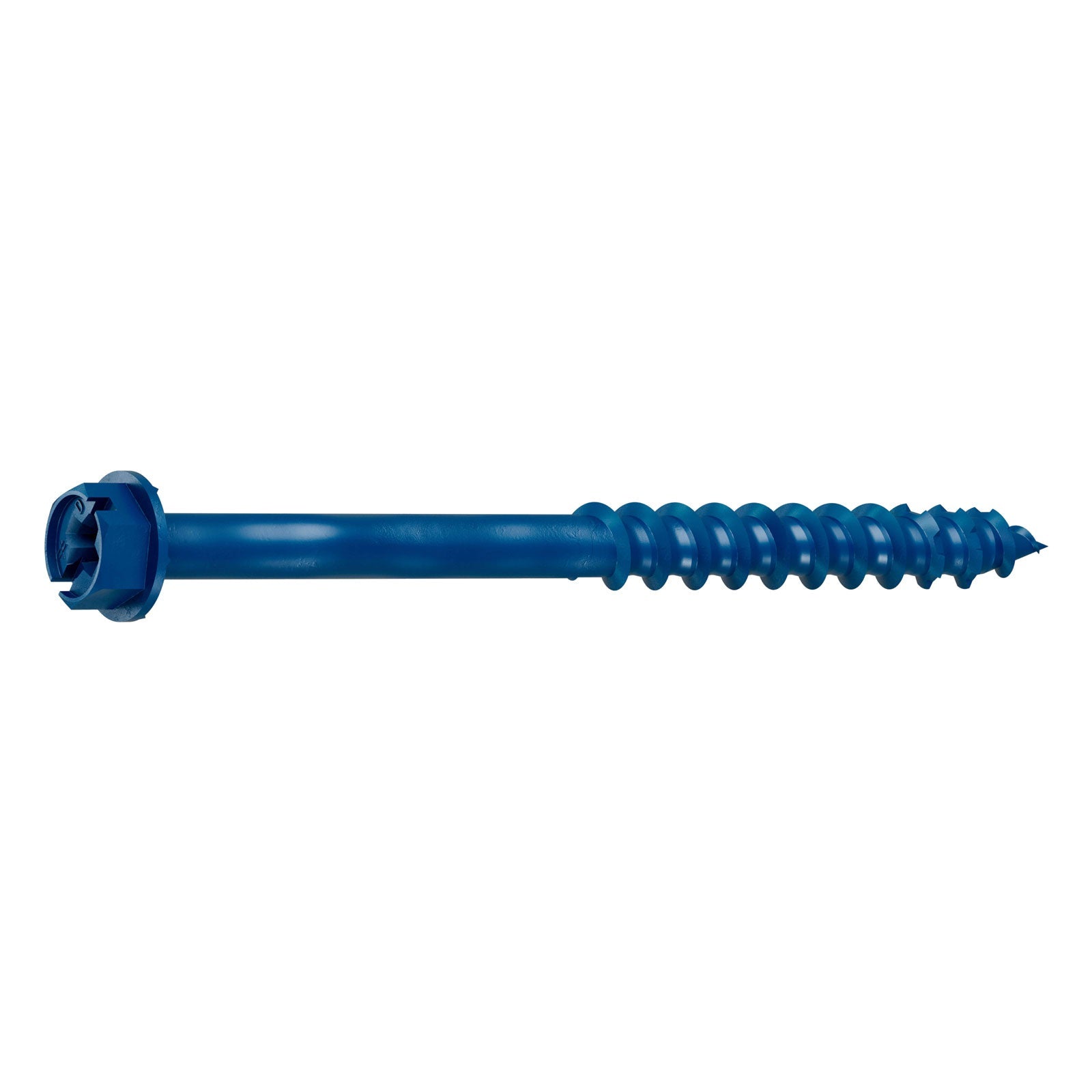 1/4"-3-1/4" Strong-Tie Hex Head Titen Turbo Screw Anchor, Blue Zinc, Pkg 75