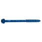 1/4" x  5" Strong-Tie Hex Head Titen Turbo Screw Anchor, Blue Zinc, Pkg 100
