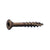 #8 x 2 inch Flat Head Type 17 Wood Screws wNibs Lubricized Pkg 3500