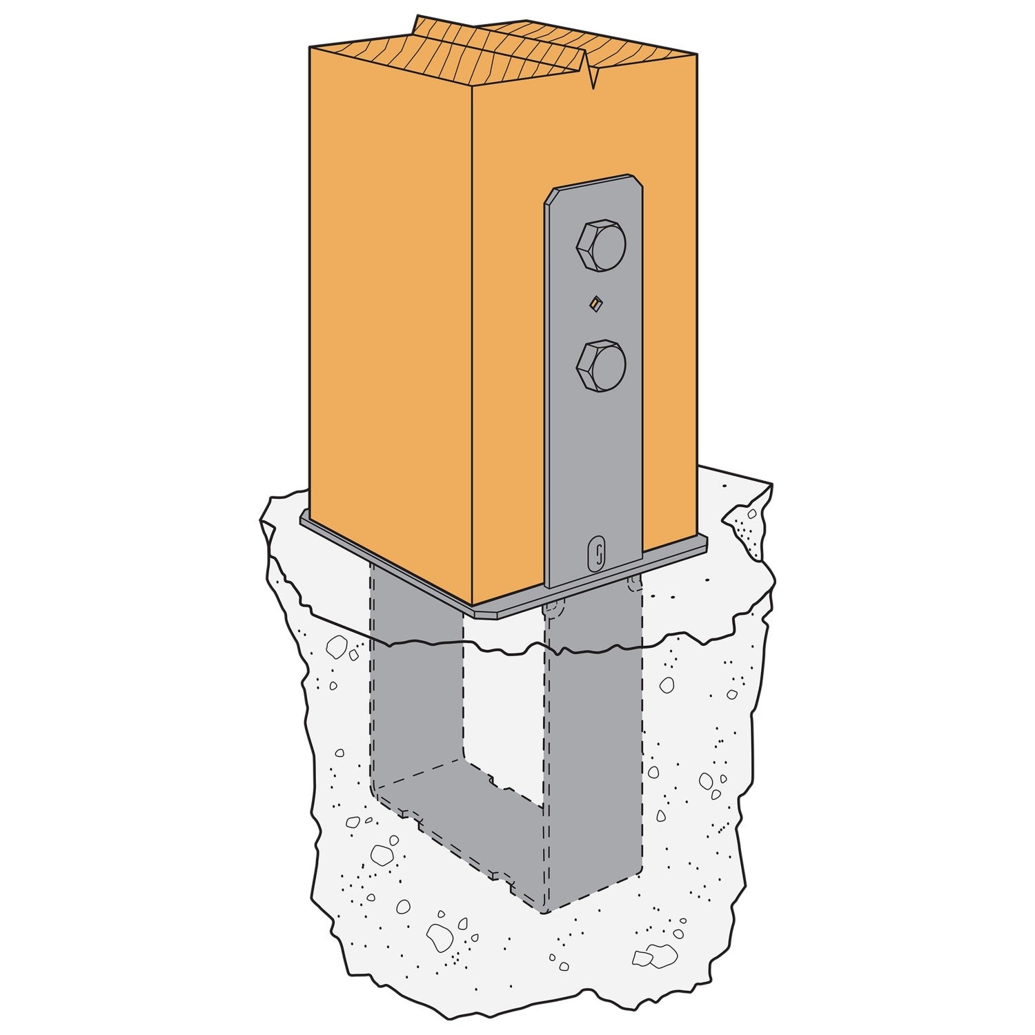 Simpson CB88X Column Base, Made to Order Non-Returnable – Fasteners Plus