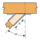 Typical SUL Installation with Bevel Cut Joist (HSUL similar)