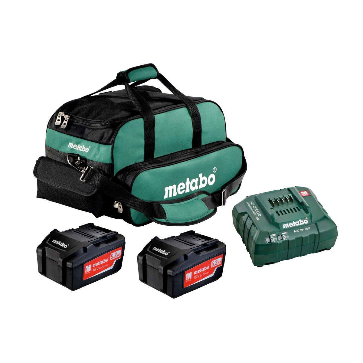 Metabo (US625596252) 18V 2X52AH UltraM Professional Battery Starter Kit