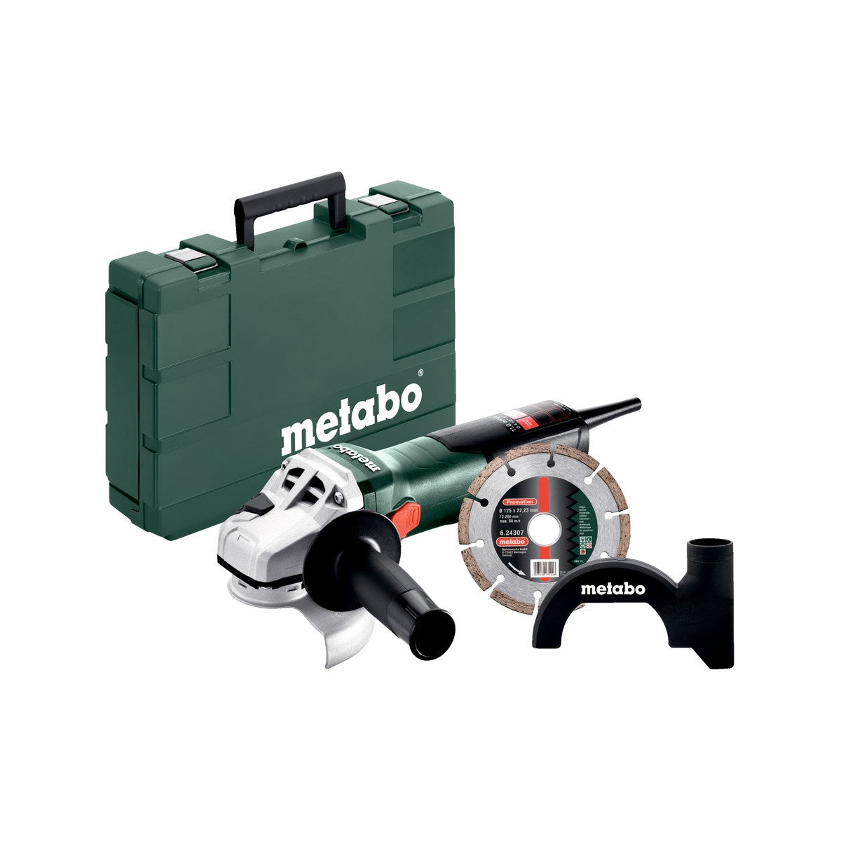 Metabo (603622850) 5 inch W 11125 Angle Grinder Set