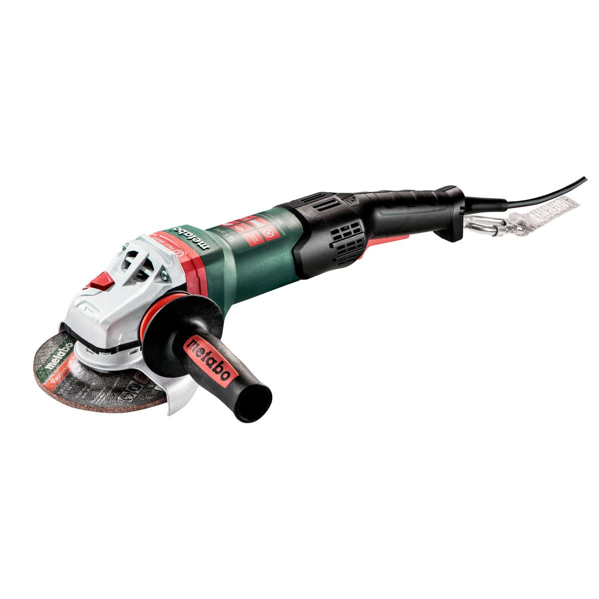 Metabo (600605420) 5 inch Rat Tail Angle Grinder wNonLock Paddle Switch Brake AutoBalancer TC Electronics & Drop Secure 145 Amp image 1 of 4