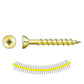 #8 x 112 inch Quik Drive WSC Wood Screw Yellow Zinc Pkg 2000 image 1 of 2