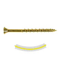 #9 x 212 inch Quik Drive WSV Subfloor Screw Yellow Zinc Pkg 1500 image 1 of 3