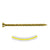 #9 x 3 inch Quik Drive WSV Subfloor Screw Yellow Zinc Pkg 1000 image 1 of 3
