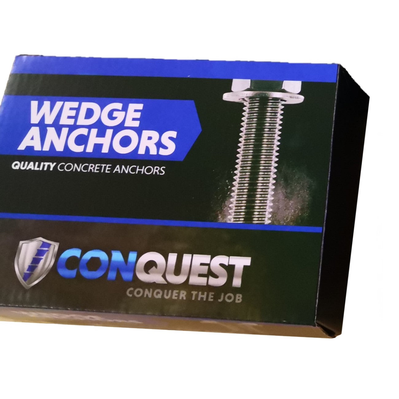 5/8" x 3-1/2" Conquest Wedge Anchors - Zinc, Pkg 25