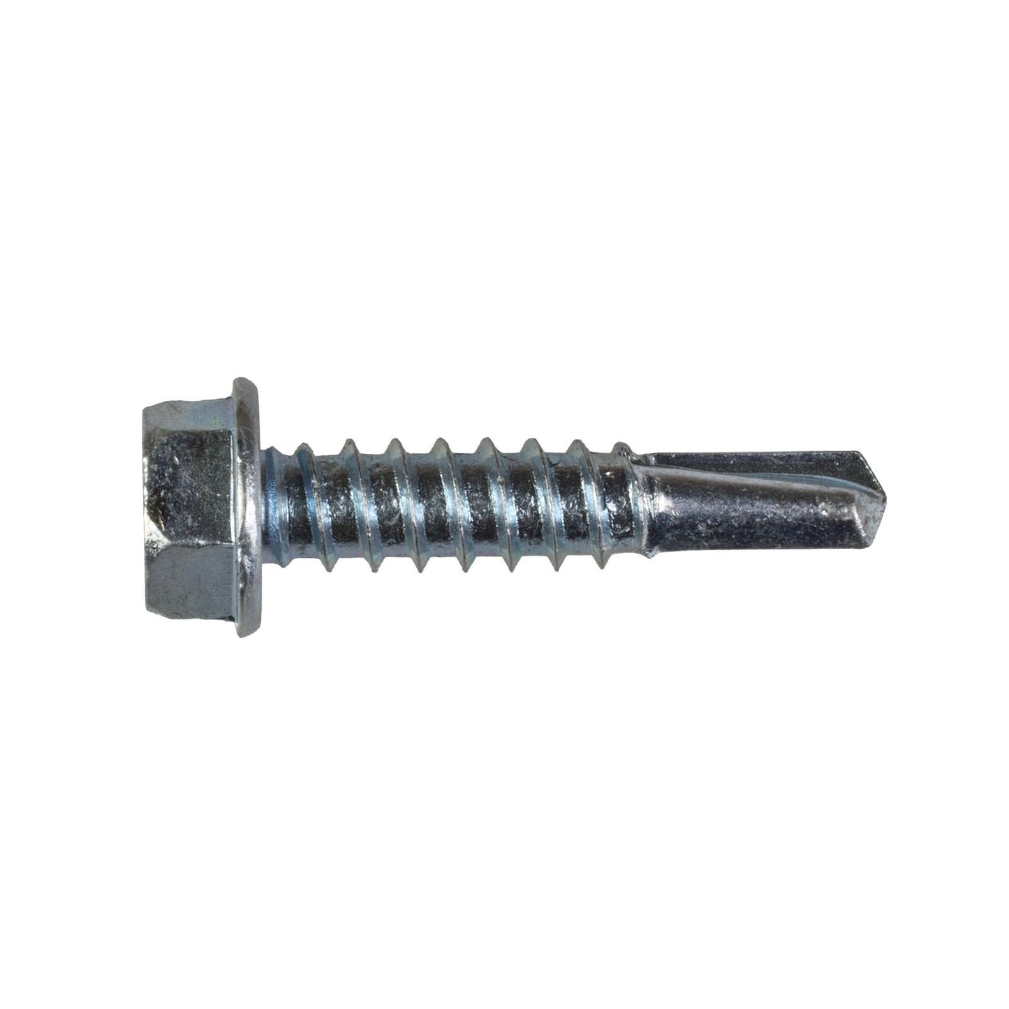 #10 x 1" Quik Drive Self-Drilling X Metal Screw, Zinc, Pkg 1500