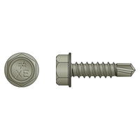 #10 x 34 inch XE Exterior Structural Metal Screw Quik Guard Coating Pkg 100