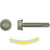 #12 x 1 inch Quik Drive SelfDrilling X Metal Screw Quik Guard Coating Pkg 1500 image 1 of 2