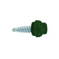 #12 x 34 inch ZXL Woodbinder Metal Roofing Stitch Screw Forest Green Pkg 250 image 1 of 2