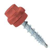 #10 x 1 inch ZXL Woodbinder Metal Roofing Screw Copper Pkg 250