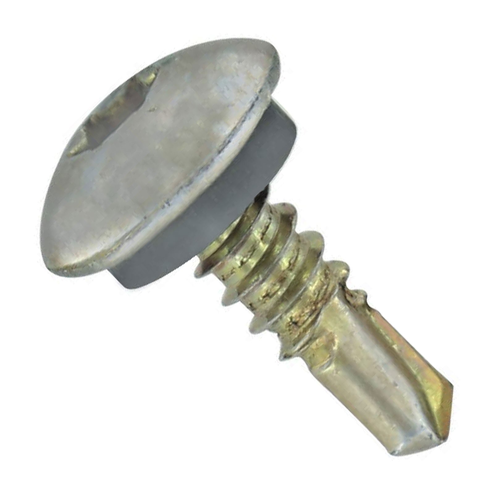 14 inch14 x 78 inch Eclipse Steelbinder Metal Roofing Stitch Screw Light Gray Pkg 250