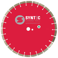 14" x .250" Precut Diamond Blade Syntec