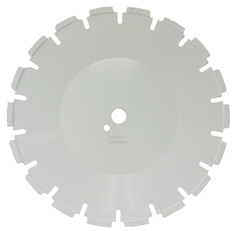 Syntec Concave Concrete Traffic Loop Diamond Blade - White