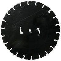 Syntec Asphalt Micro Trenching Diamond Blade - Black