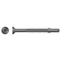 14" x 3" Quik Drive TF Wood-To-Steel Screw, Black Phosphate, Pkg 1000