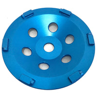 Syntec Half Round PCD Cup Wheel - Blue