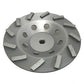 Syntec Spiral Cup Wheel - Silver Concrete Grinding Wheel