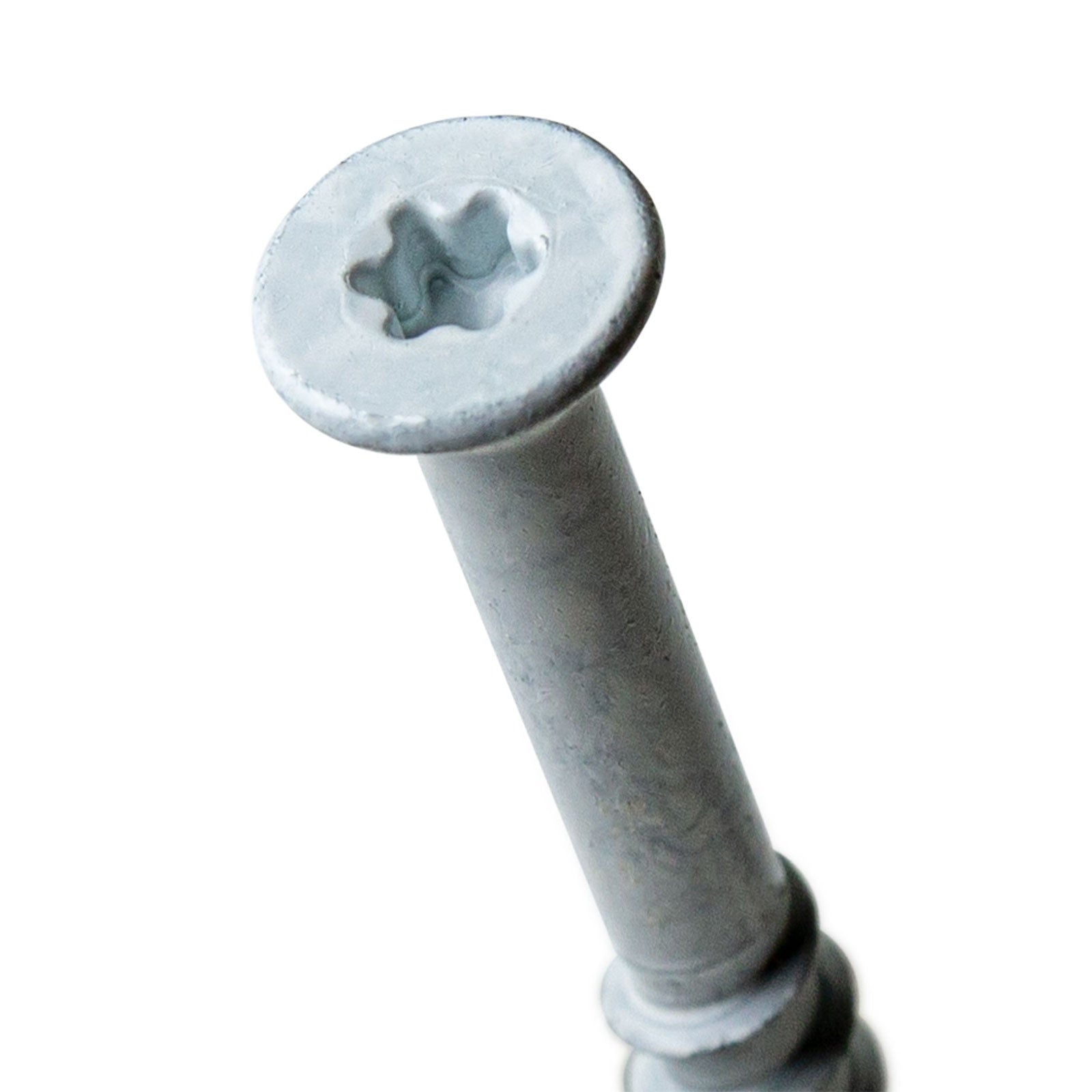 Simpson Titen Turbo Trim Head Screw Anchor, White Zinc